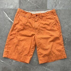 Vintage Polo Ralph Lauren Shorts Mens 32 Classic Fit Chino Orange Preppy